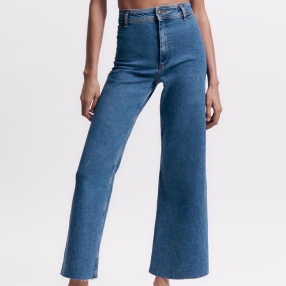 Zara high rise jeans